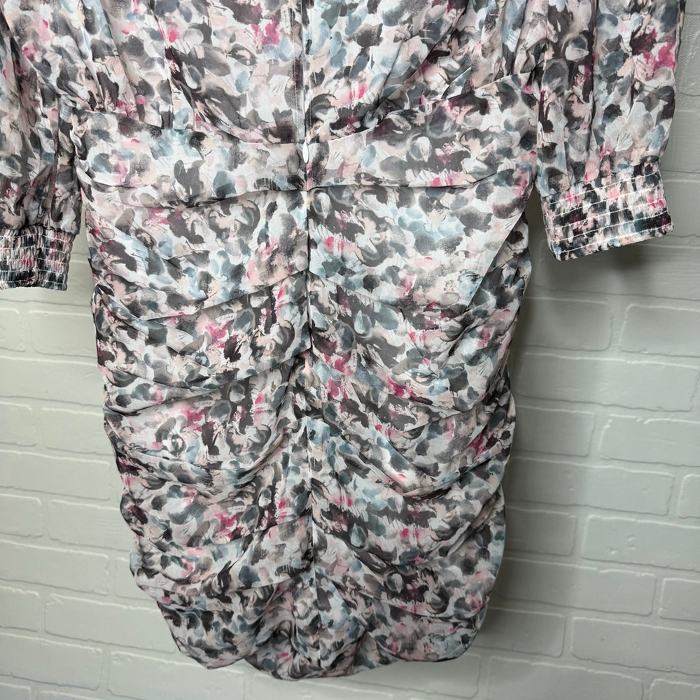 REISS Dakota Floral Printed Dress sz 6 NWT - Picture 8 of 13